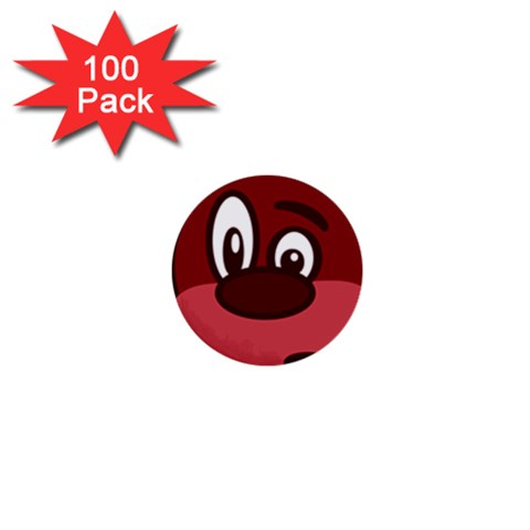 bear 1  Mini Button (100 pack)  from ArtsNow.com Front