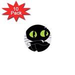 kitten 1  Mini Button (10 pack) 