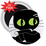 kitten 3  Magnet (10 pack)