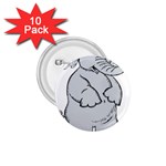 elephant 1.75  Button (10 pack) 