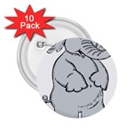 elephant 2.25  Button (10 pack)