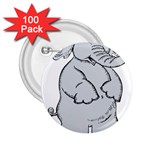 elephant 2.25  Button (100 pack)