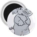 elephant 3  Magnet