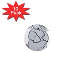 elephant 1  Mini Magnet (10 pack) 