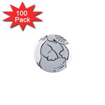 elephant 1  Mini Magnet (100 pack) 