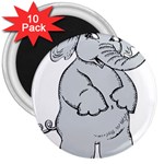 elephant 3  Magnet (10 pack)