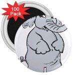 elephant 3  Magnet (100 pack)