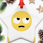 Emoji Rolling Eyes Ornament (Star)