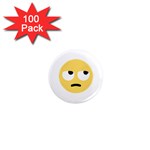 Emoji Rolling Eyes 1  Mini Magnet (100 pack) 