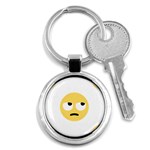 Emoji Rolling Eyes Key Chain (Round)