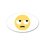 Emoji Rolling Eyes Sticker (Oval)