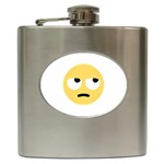 Emoji Rolling Eyes Hip Flask (6 oz)