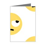 Emoji Rolling Eyes Mini Greeting Card