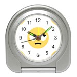 Emoji Rolling Eyes Travel Alarm Clock