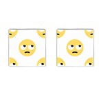 Emoji Rolling Eyes Cufflinks (Square)