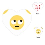 Emoji Rolling Eyes Playing Cards (Heart)