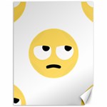 Emoji Rolling Eyes Canvas 12  x 16 