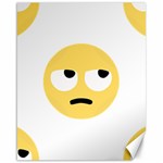 Emoji Rolling Eyes Canvas 16  x 20 