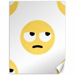 Emoji Rolling Eyes Canvas 18  x 24 