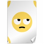 Emoji Rolling Eyes Canvas 20  x 30 