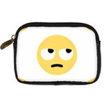 Emoji Rolling Eyes Digital Camera Leather Case