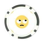 Emoji Rolling Eyes Poker Chip Card Guard (10 pack)