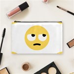 Emoji Rolling Eyes Cosmetic Bag (Medium)