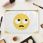 Emoji Rolling Eyes Cosmetic Bag (Large)