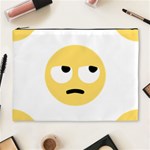 Emoji Rolling Eyes Cosmetic Bag (XL)