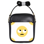 Emoji Rolling Eyes Girls Sling Bag