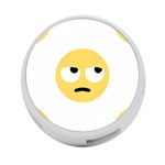 Emoji Rolling Eyes 4-Port USB Hub (One Side)