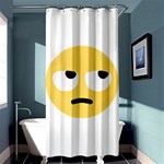 Emoji Rolling Eyes Shower Curtain 36  x 72  (Stall)