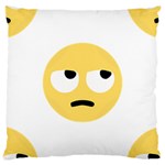 Emoji Rolling Eyes Large Cushion Case (One Side)