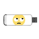 Emoji Rolling Eyes Portable USB Flash (One Side)