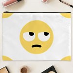 Emoji Rolling Eyes Cosmetic Bag (XXXL)