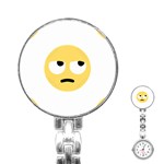 Emoji Rolling Eyes Stainless Steel Nurses Watch