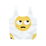 Emoji Rolling Eyes Full Print Recycle Bag (S)