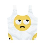 Emoji Rolling Eyes Full Print Recycle Bag (M)