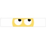 Emoji Rolling Eyes Flano Scarf (Large)