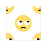 Emoji Rolling Eyes Small Satin Scarf (Square)