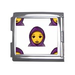 Emoji Hajib Mega Link Italian Charm (18mm)