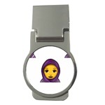 Emoji Hajib Money Clip (Round)