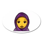 Emoji Hajib Magnet (Oval)