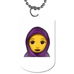 Emoji Hajib Dog Tag (One Side)