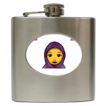 Emoji Hajib Hip Flask (6 oz)