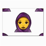 Emoji Hajib Postcard 5  x 7 