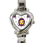 Emoji Hajib Heart Italian Charm Watch