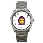 Emoji Hajib Sport Metal Watch