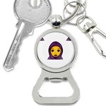 Emoji Hajib Bottle Opener Key Chain