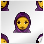 Emoji Hajib Canvas 12  x 12 